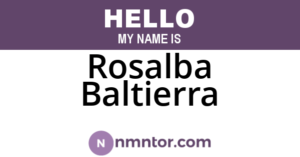 Rosalba Baltierra