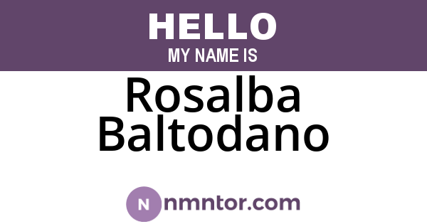 Rosalba Baltodano