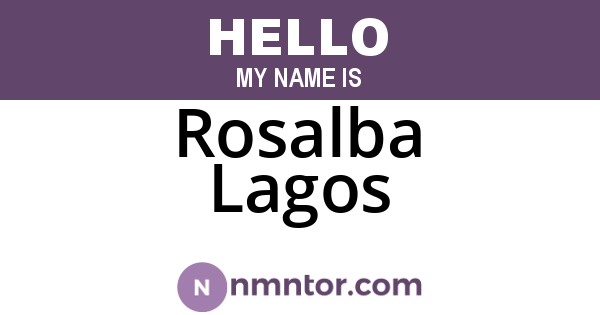 Rosalba Lagos