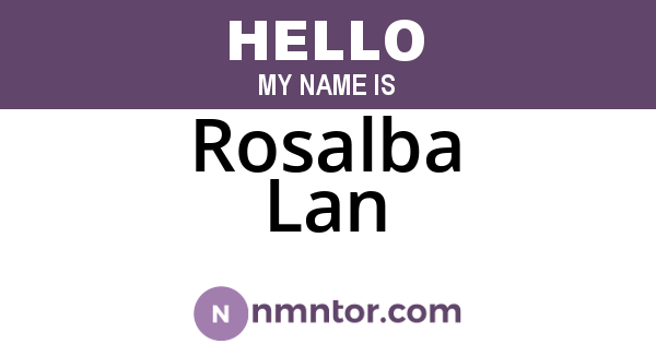 Rosalba Lan