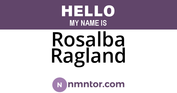 Rosalba Ragland