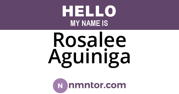 Rosalee Aguiniga