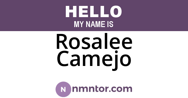 Rosalee Camejo