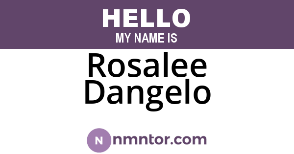 Rosalee Dangelo