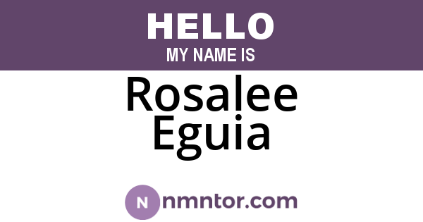 Rosalee Eguia