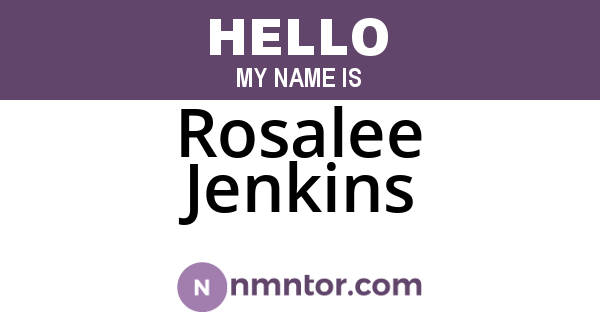 Rosalee Jenkins
