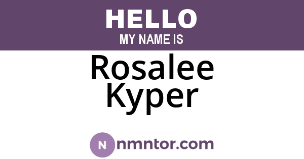 Rosalee Kyper