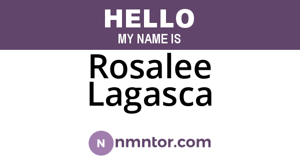 Rosalee Lagasca