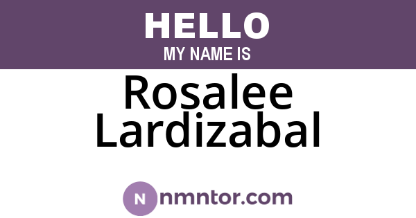 Rosalee Lardizabal