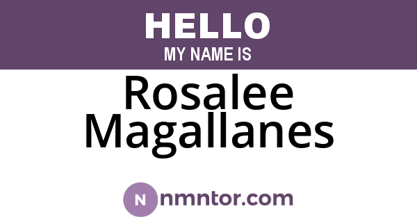 Rosalee Magallanes