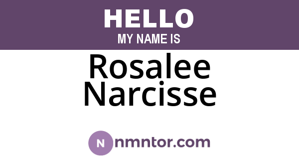 Rosalee Narcisse