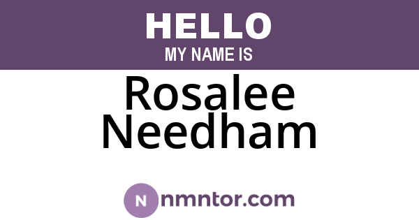 Rosalee Needham