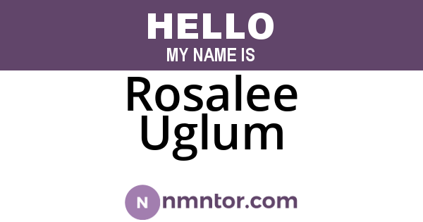 Rosalee Uglum