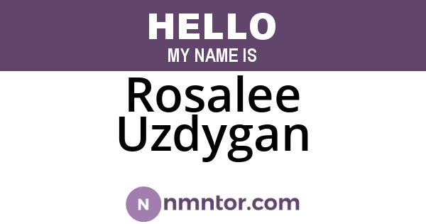 Rosalee Uzdygan