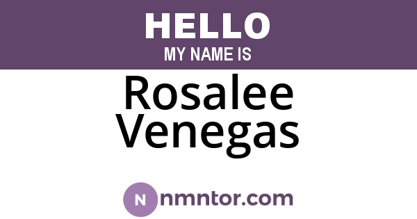 Rosalee Venegas
