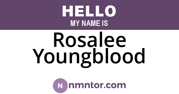 Rosalee Youngblood