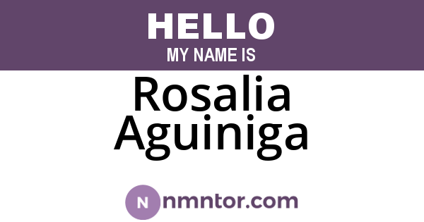 Rosalia Aguiniga