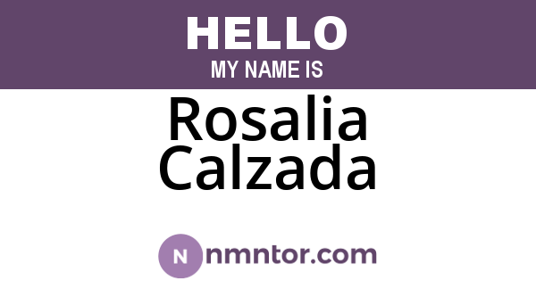 Rosalia Calzada