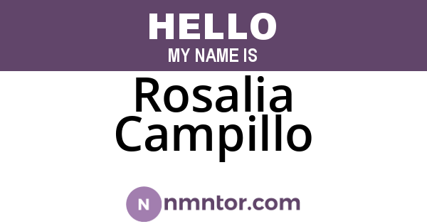 Rosalia Campillo
