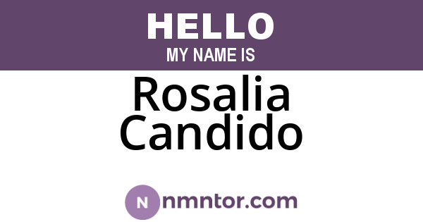 Rosalia Candido