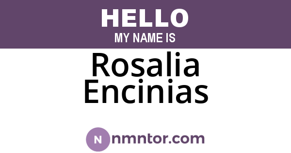 Rosalia Encinias