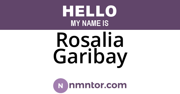 Rosalia Garibay