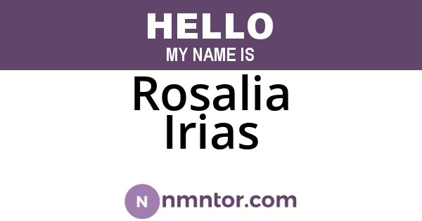 Rosalia Irias