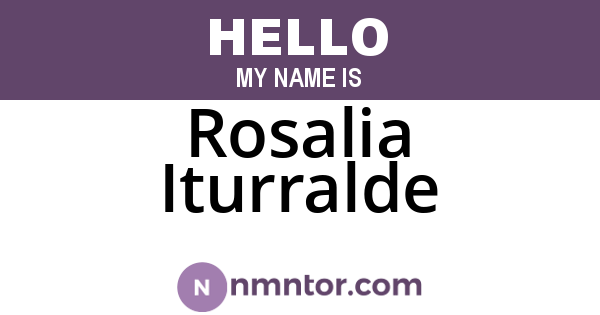 Rosalia Iturralde
