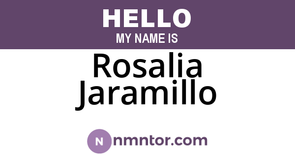Rosalia Jaramillo