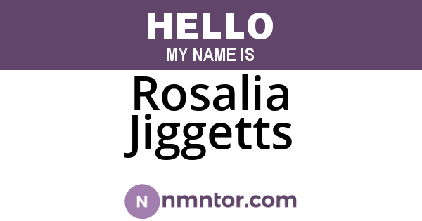 Rosalia Jiggetts