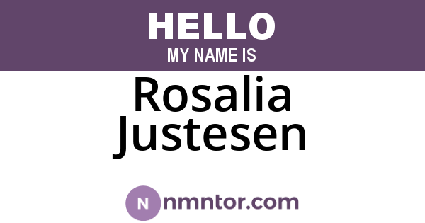 Rosalia Justesen