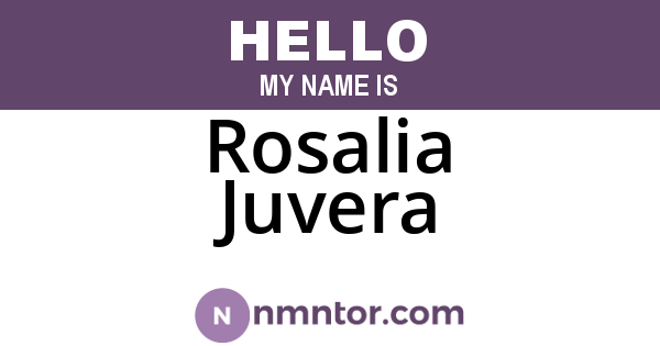 Rosalia Juvera