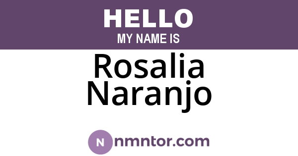 Rosalia Naranjo