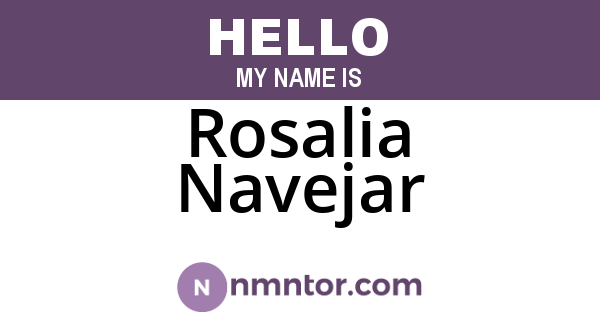 Rosalia Navejar