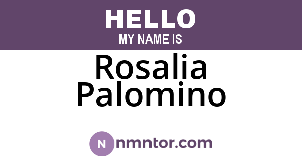 Rosalia Palomino