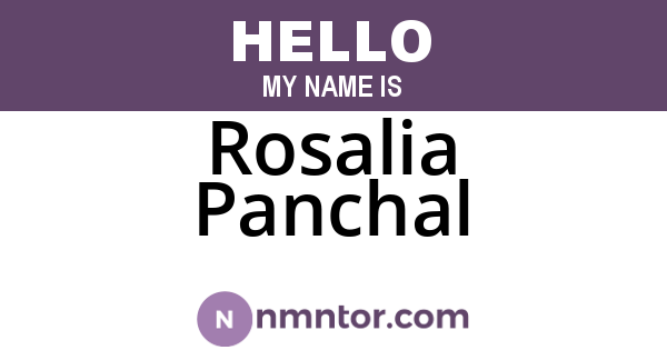 Rosalia Panchal