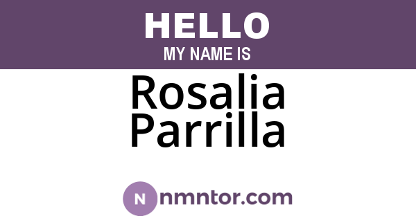 Rosalia Parrilla