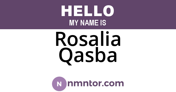 Rosalia Qasba