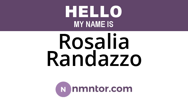 Rosalia Randazzo