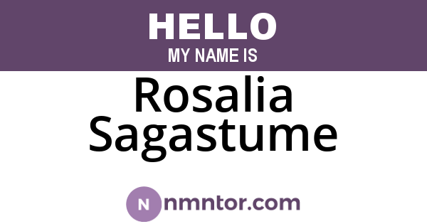 Rosalia Sagastume