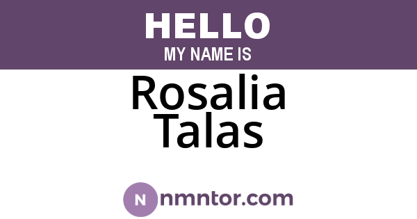 Rosalia Talas