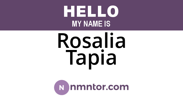 Rosalia Tapia