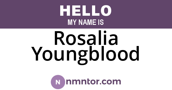 Rosalia Youngblood