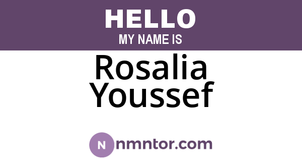 Rosalia Youssef