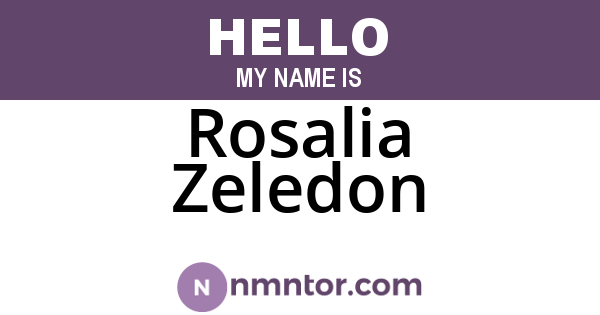 Rosalia Zeledon