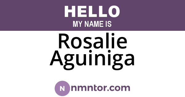 Rosalie Aguiniga