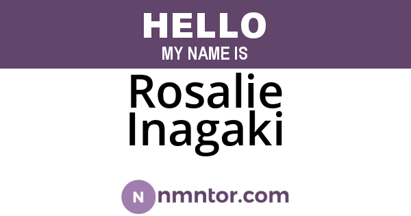 Rosalie Inagaki