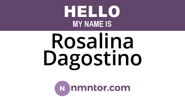 Rosalina Dagostino