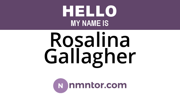 Rosalina Gallagher