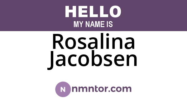 Rosalina Jacobsen